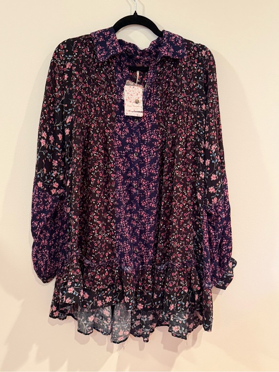 Free People Tops - NWT Free People Floral Long Sleeve Tunic